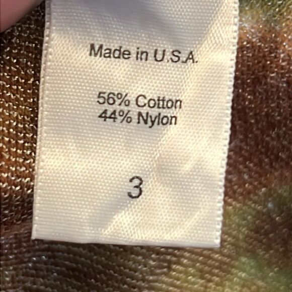 O.Y.B Multicolor V-Neck Long Sleeve Top – Size 3 - Picture 7 of 8